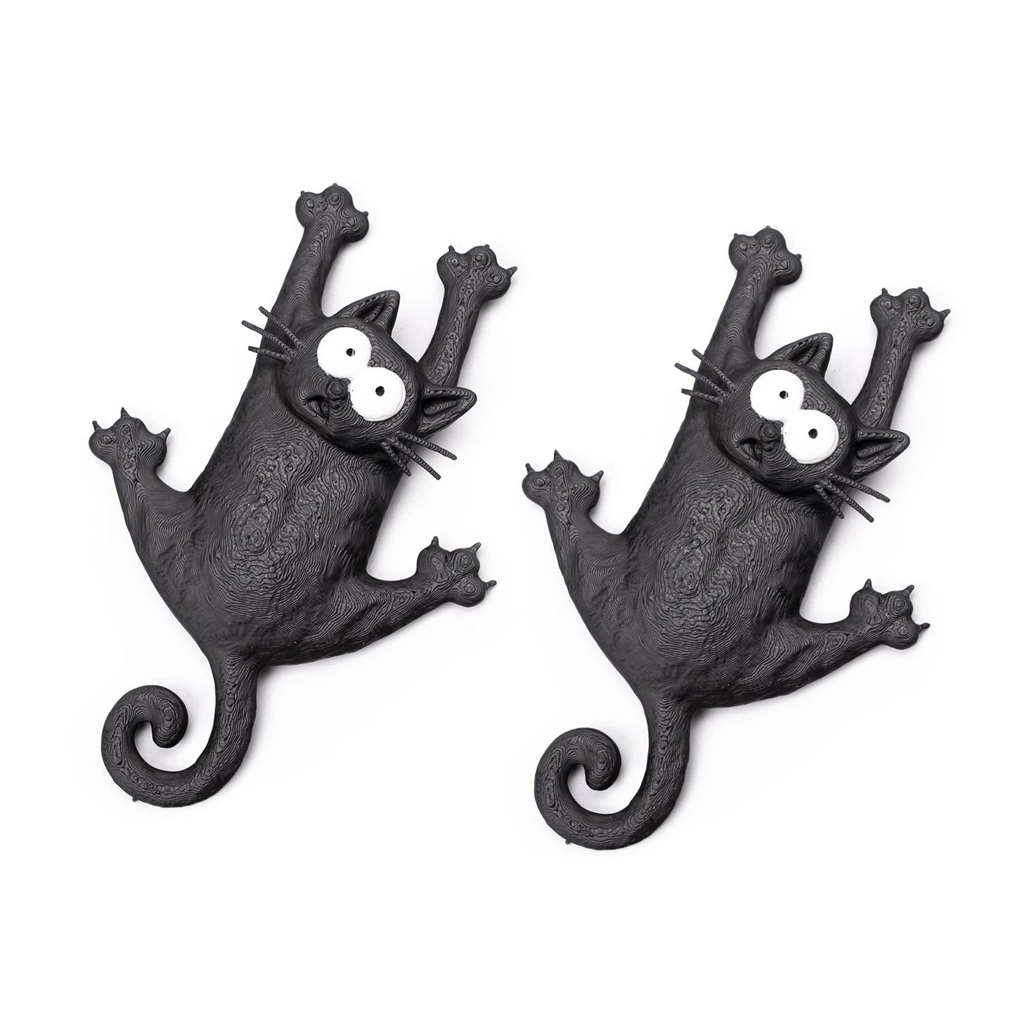 Creative & Cute Magnetic Cat Refrigerator Magnet — "Hang in There, Fridge Cat"