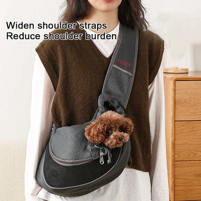 Mesh Sling Crossbody Pet Cat Dog Carrier Shoulder Bag