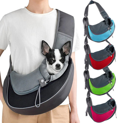 Mesh Sling Crossbody Pet Cat Dog Carrier Shoulder Bag