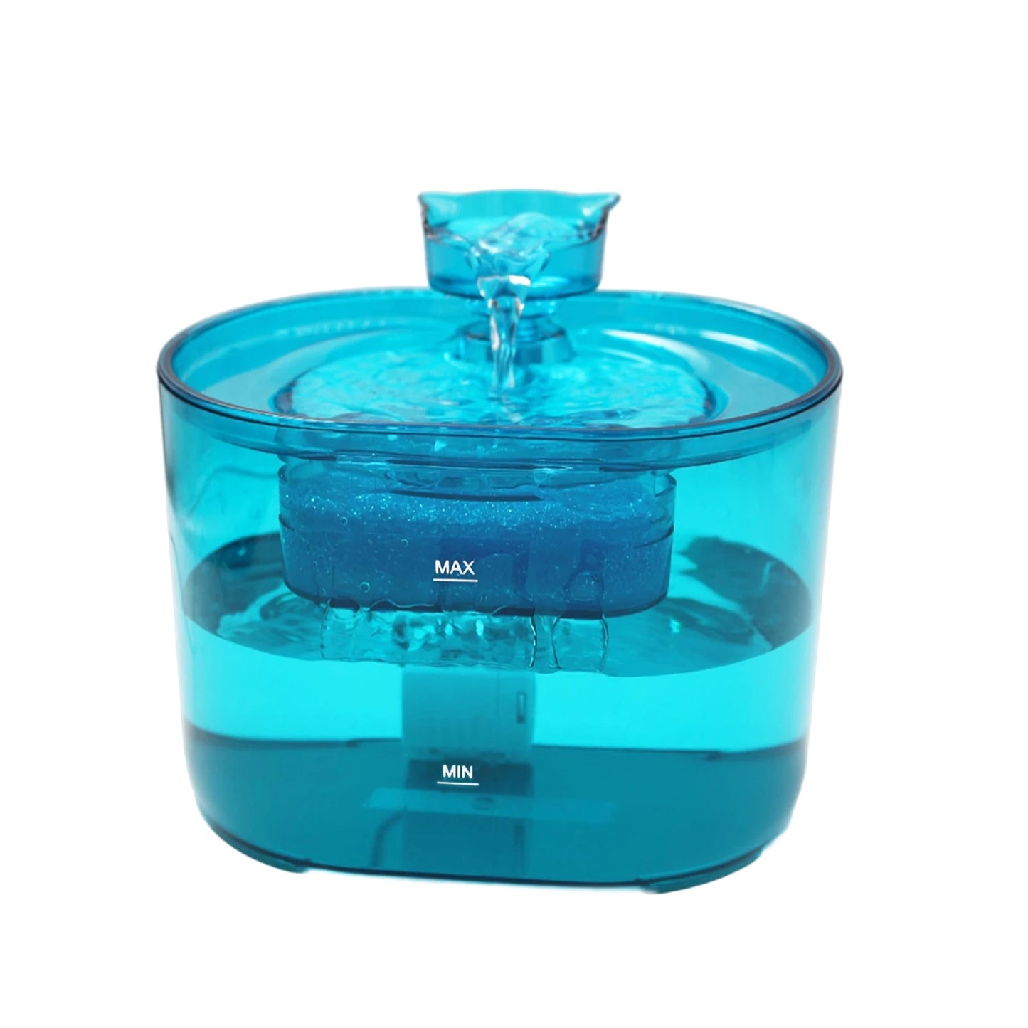 LumiFlow™ – Geräuscharmer Automatischer Katzenwasserbrunnen (2,2L mit Filtersystem)