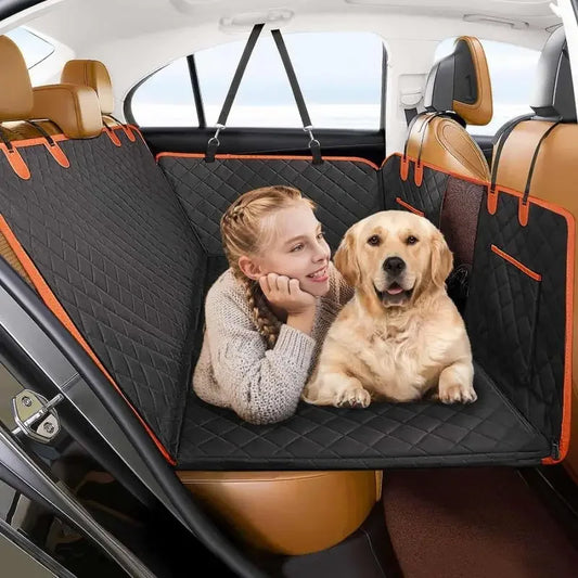 LumiDrive™ – Premium Wasserdichte Hunde-Autoschutztasche mit hartem Boden