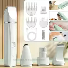 New 4-in-1 Electric Pet Multi functional Beauty Tool Set Dog Hair Clipper Rechargeable Pet Hair Clipper Shaver Cat Supplies