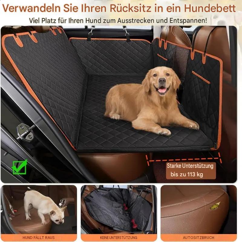 LumiDrive™ – Premium Wasserdichte Hunde-Autoschutztasche mit hartem Boden