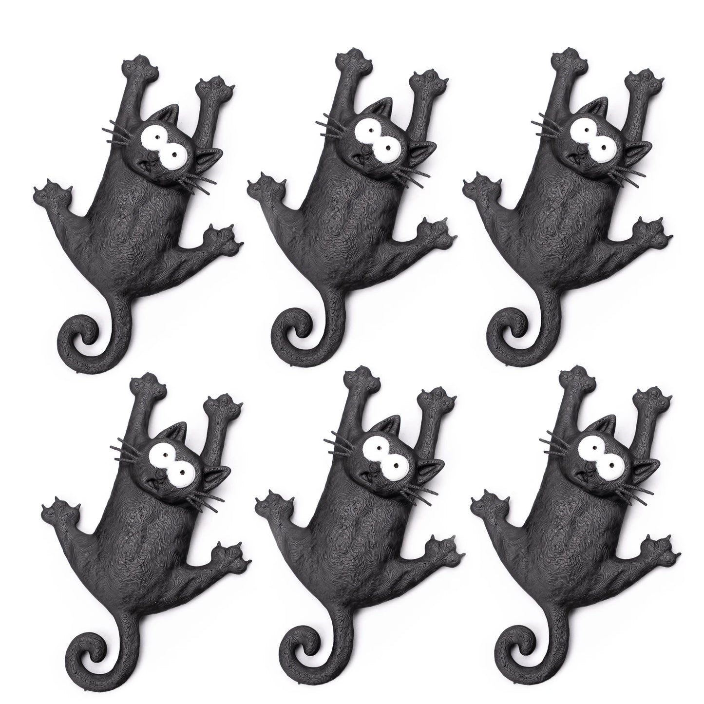 Creative & Cute Magnetic Cat Refrigerator Magnet — "Hang in There, Fridge Cat"