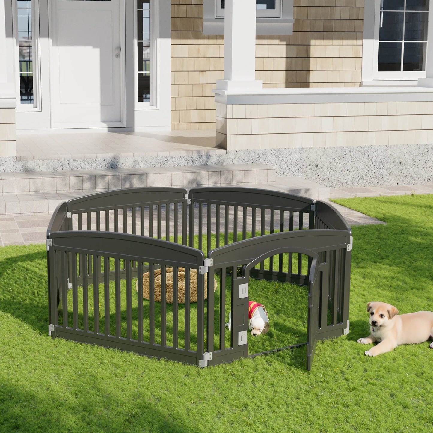 Plastic Dog Playpen.