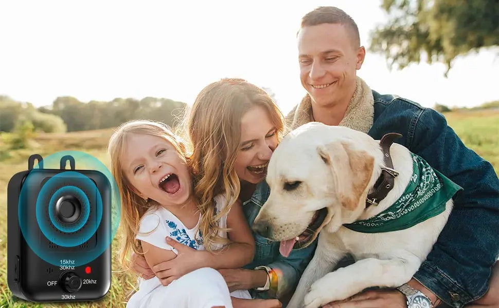 Automatic anti-barking device for dog barking control