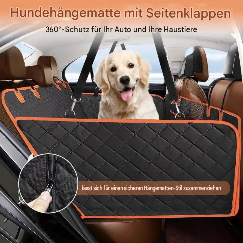 LumiDrive™ – Premium Wasserdichte Hunde-Autoschutztasche mit hartem Boden