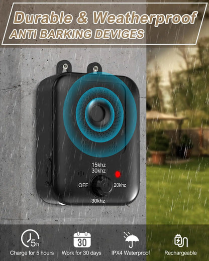 Automatic anti-barking device for dog barking control