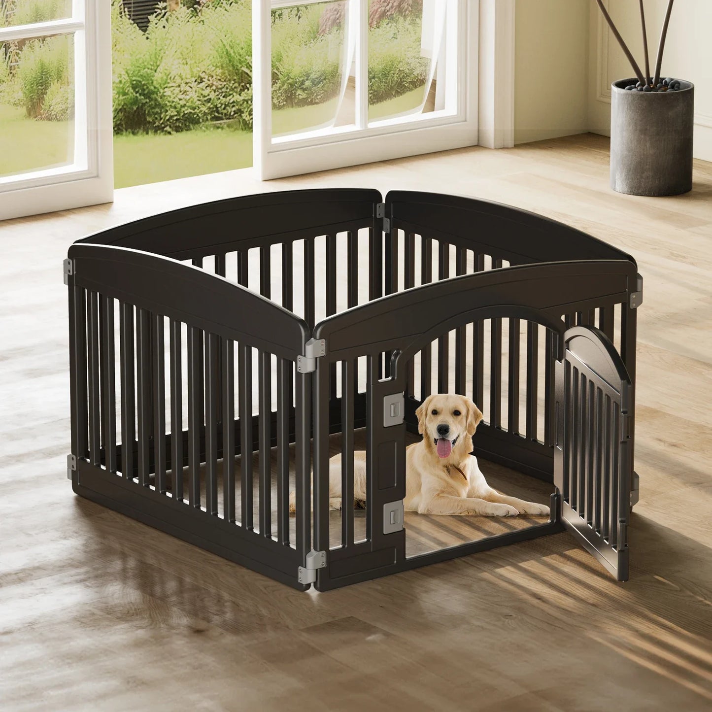 Plastic Dog Playpen.